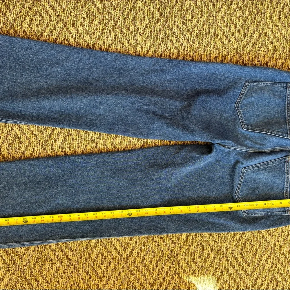 J. Crew Women's Slim Wide Leg Full Length Jeans - Blue - Picture 4 of 8